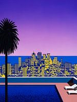 Hiroshi Nagai - City Pop Bij Nacht Zwembad