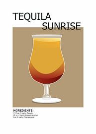 tequila sunrise cocktail by Ratna Mutia Dewi
