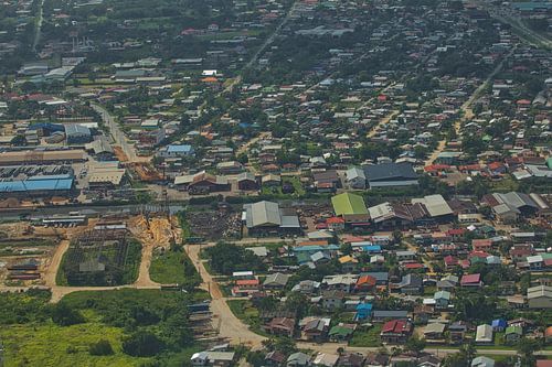 Paramaribo from the air.