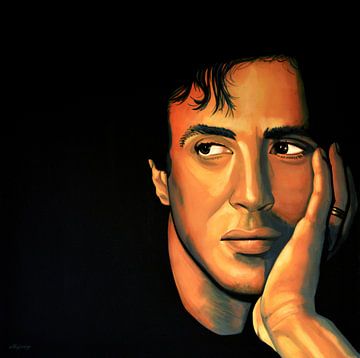 Sylvester Stallone Gemälde von Paul Meijering