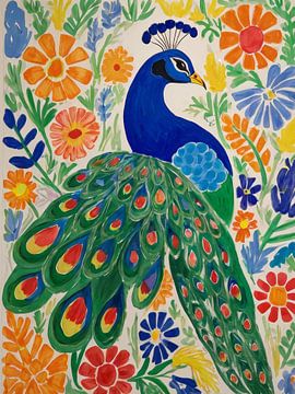 Pauw Stijl Henri Matisse van TOAN TRAN