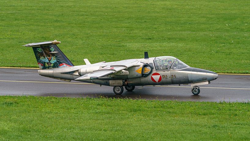 Le Saab 105 OE autrichien pendant Airpower 2019. par Jaap van den Berg