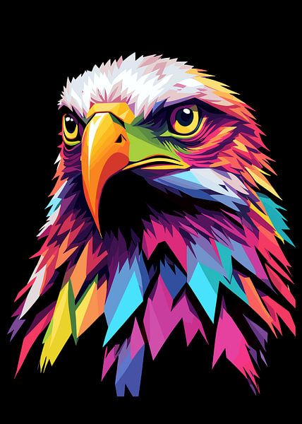 Eagle Pop Art by MIROKKU