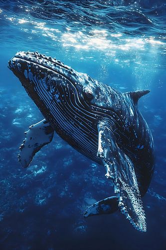 Humpback whales / Whales in the ocean