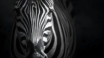 Zebra paard van PixelPrestige