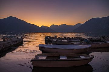Boats in Montenegro by Leticia Spruyt