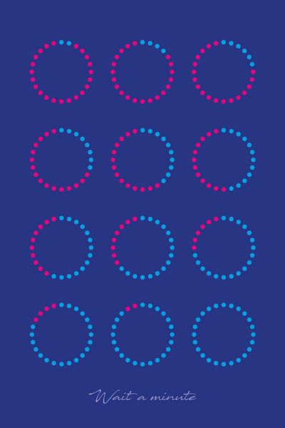 Wait a minute by Harry Hadders Design