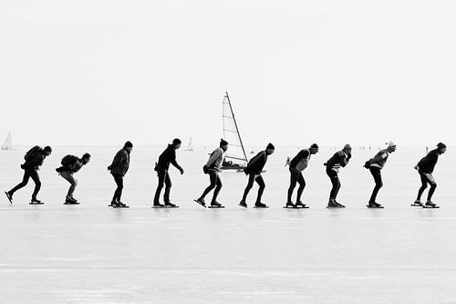 Ice fun, Markermeer, Holland