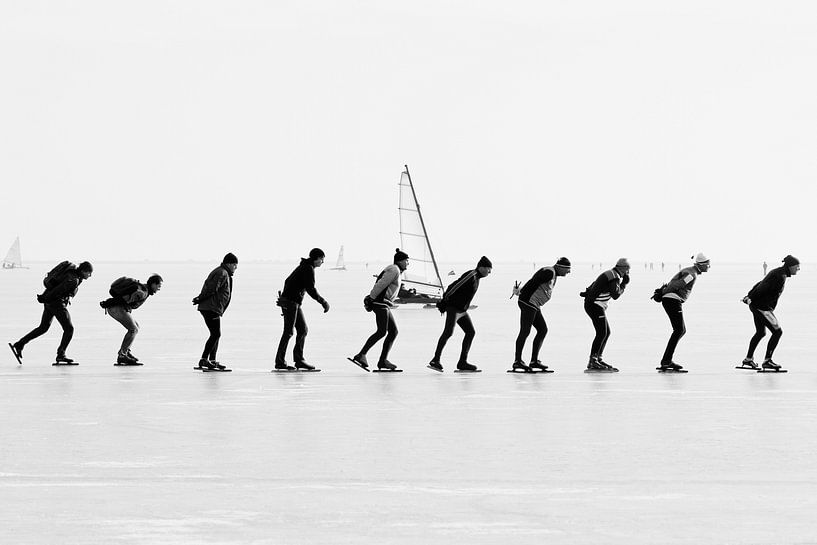 Plaisir de la glace, Markermeer, Pays-Bas par Remke Spijkers