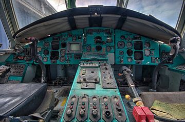 Cockpit of a MIL Mi-26 by Tessa Remy Photography