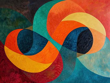 Abstract modern schilderij van Modern Collection
