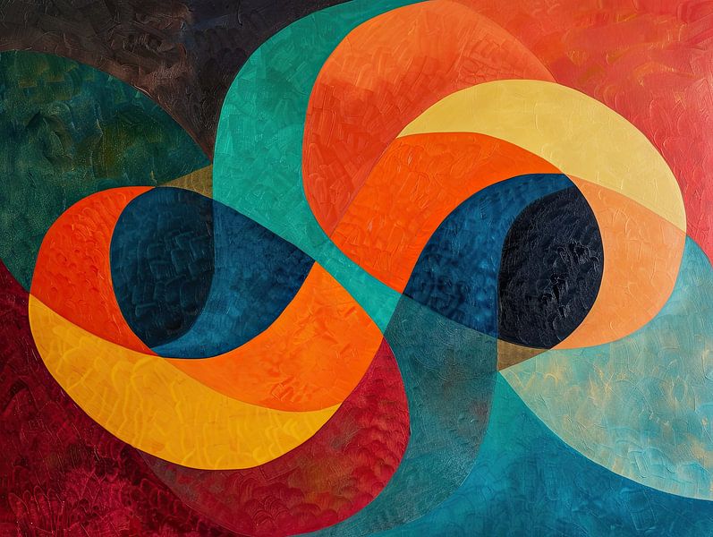 Abstract modern painting by Modern Collection