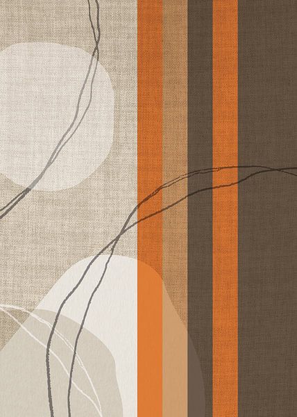 TW Living - Linen collection - RETRO STRIPES FOUR by TW living