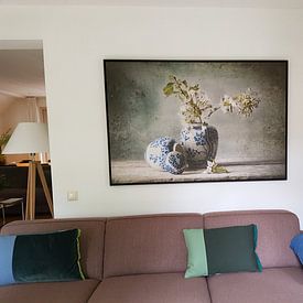 Customer photo: Still life 70 by jejaka art, on canvas