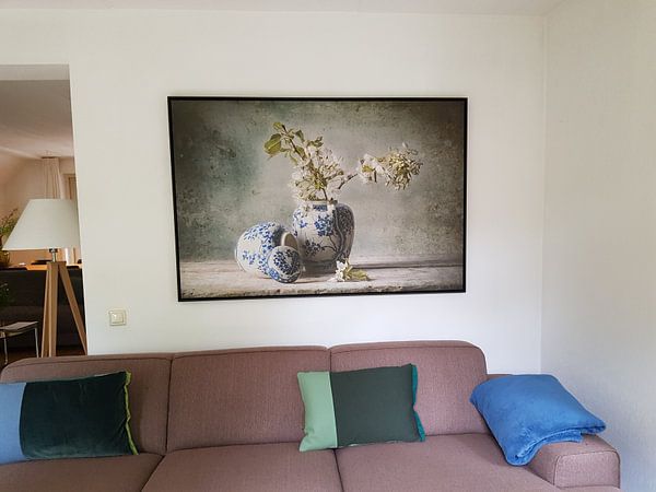 Customer photo: Still life 70 by jejaka art, on canvas