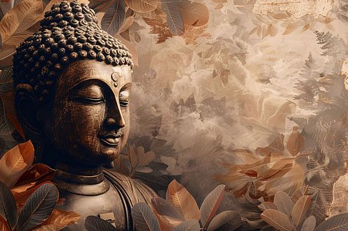 Boeddha met Bladeren