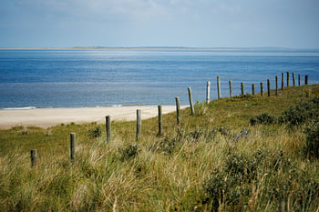 Vue de Texel à Vlieland