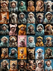 Happy Baby Poster von Luc V. de Zeeuw