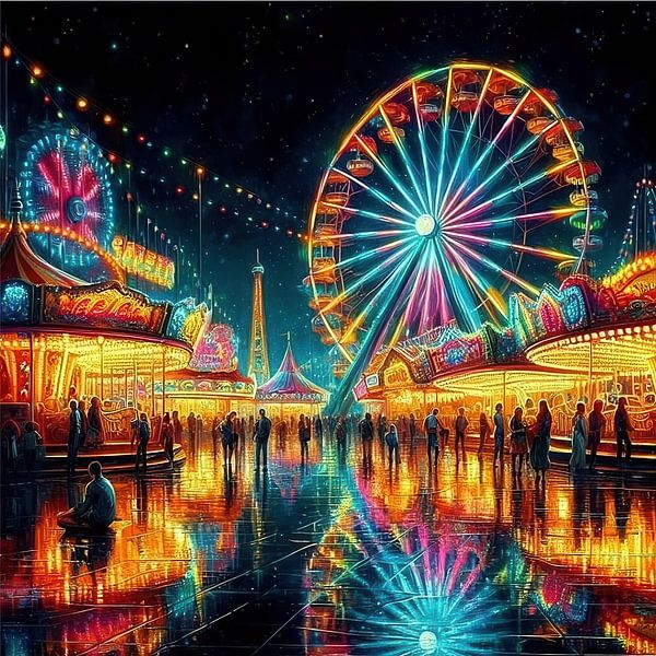 Kermis 12 Rafael stijl van Yvonne van Huizen