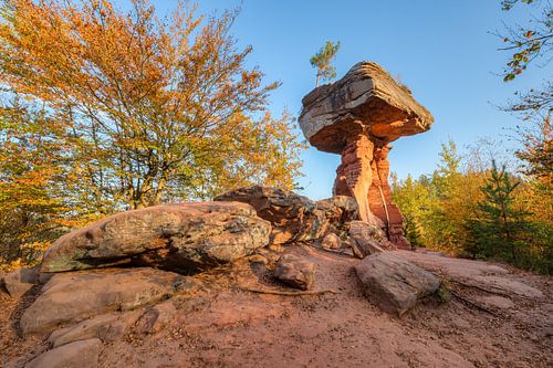 Teufelstisch in het Pfälzerwald