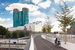 Rabobank vanaf de Moreelsebrug Utrecht