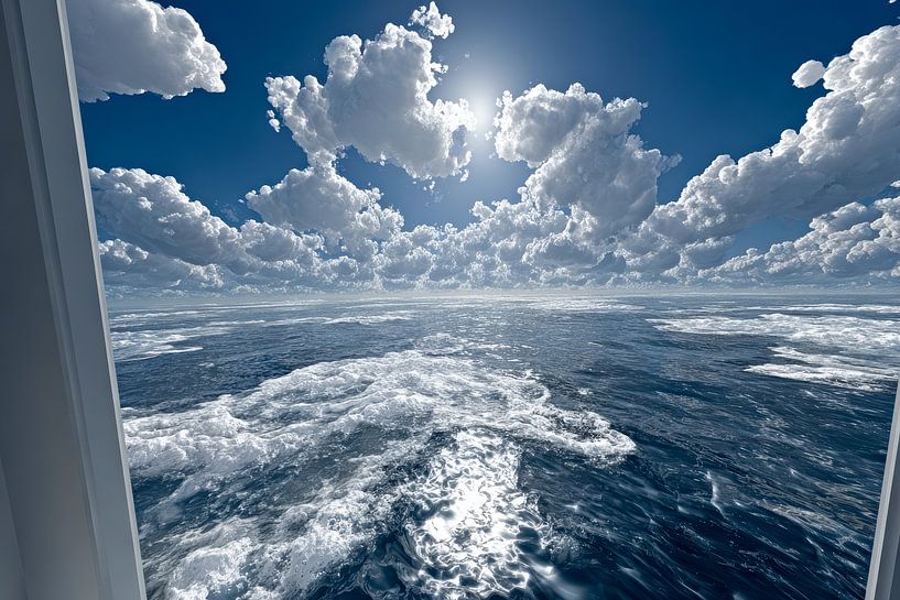 atemberaubender Wasserblick vom Boot aus von Egon Zitter