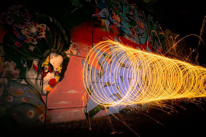 Lichtmalerei Graffiti von Sjoerd Naus