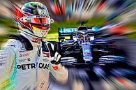 Wereldkampioen 2019 - Lewis Hamilton // Versie II (donkerder) van DeVerviers thumbnail