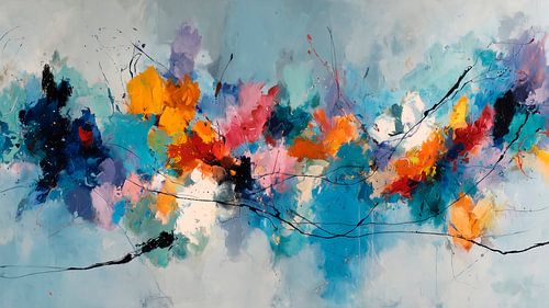 Wirbelnde Komposition