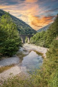 Fluss Baca - Klavže - Slowenien