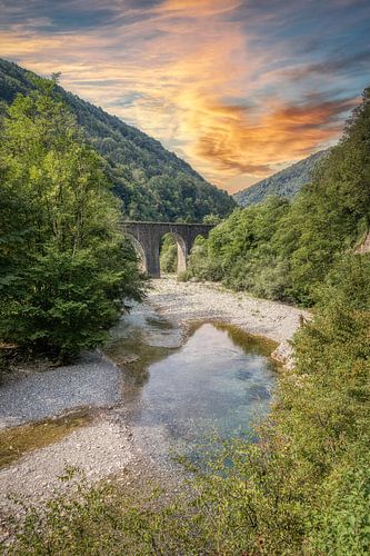 Rivier Baca - Klavže - Slovenië