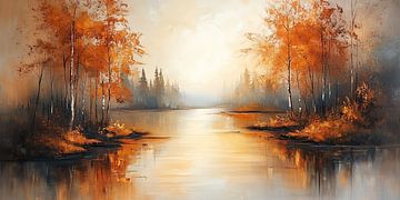 Autumn Lake van Lisanne Elzinga