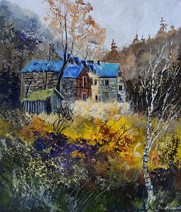 Altes Herrenhaus auf dem Lande von pol ledent