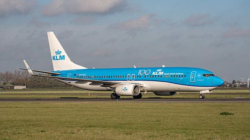 Avion de ligne Boeing 737-800 de KLM.