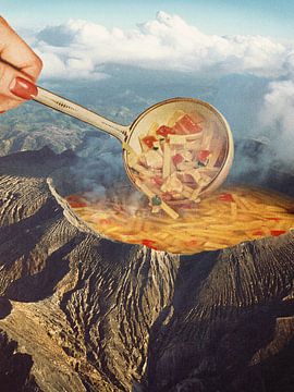 Vulkanische Noedelsoep van Vertigo Artography