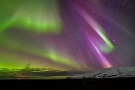 Aurores boréales sur Prachtt