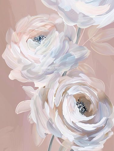 Zachtroze ranonkelboeket