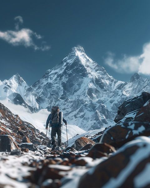 Leuchtende Alpen im Morgenlicht von fernlichtsicht