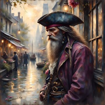 Zurück in der Zeit - Die Piratenstille bei Sonnenuntergang