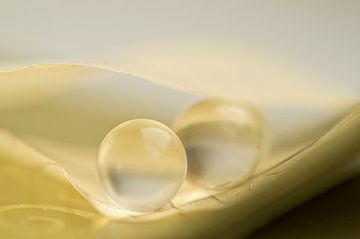 Security (Abstract image of two soft-coloured spheres) by Birgitte Bergman