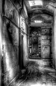 Abandoned crypt for the rich.