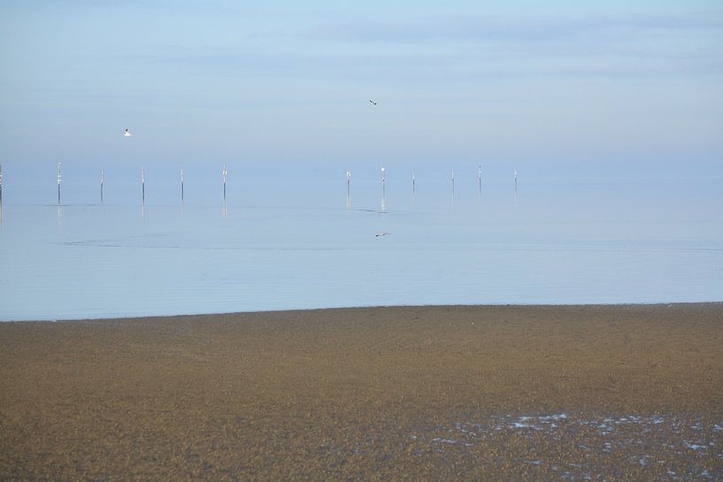 Poles in the water by VenPhoto
