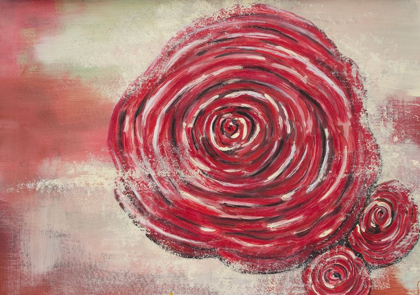The BIG ROSE van Susanne A. Pasquay