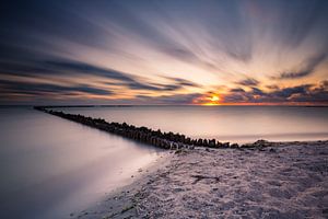 Das IJsselmeer in Friesland von Damien Franscoise