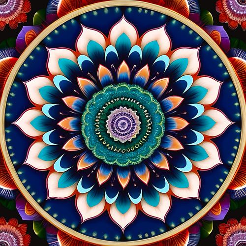 Etnisch Afrikaanse Mandala 4