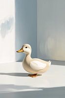 Minimalistisches Design der Ente