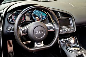 Audi R8 V10 Plus sportwagen interieur van Sjoerd van der Wal Fotografie