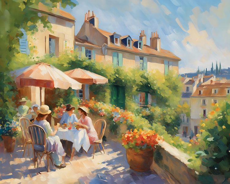 Sommer in Frankreich von Kees van den Burg