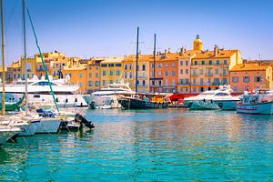 Colourful Port of Saint-Tropez