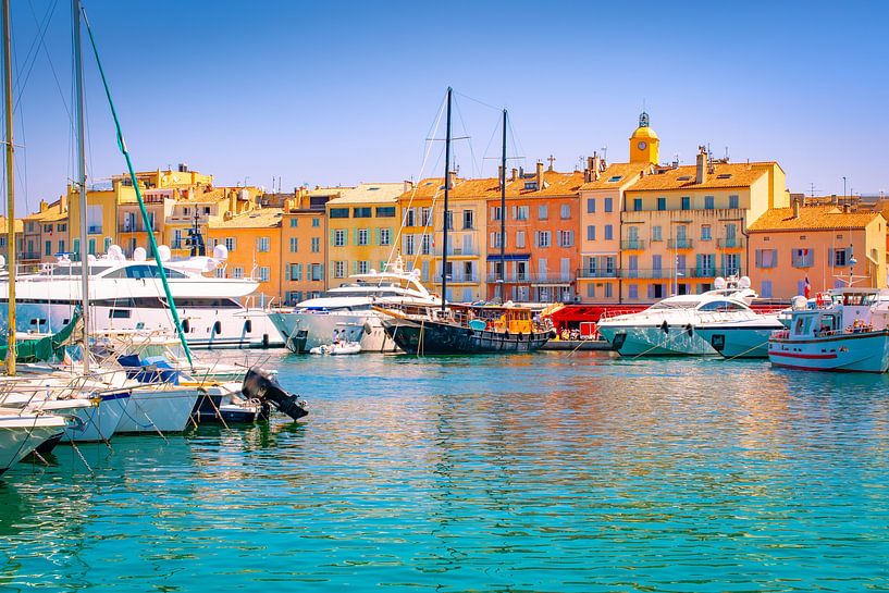 Port coloré de Saint-Tropez par Nancy Pauwels Photo